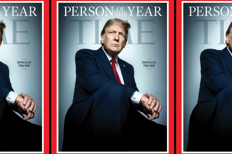 ट्रम्प दोस्रो पटक टाइम वर्ष व्यक्ति घोषित