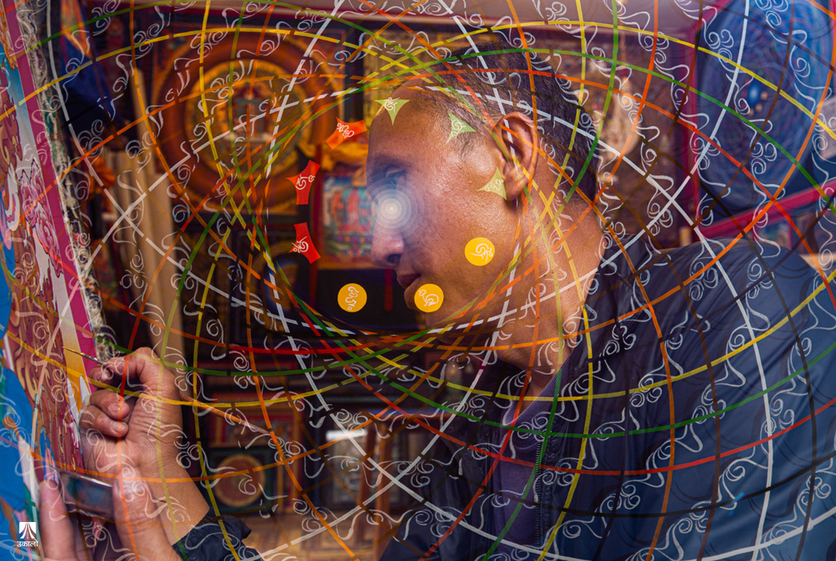 थांका चित्रमा अथक लागिरहेका दिलबहादुरको कलायात्रा (तस्वीर/भिडियो कथा)