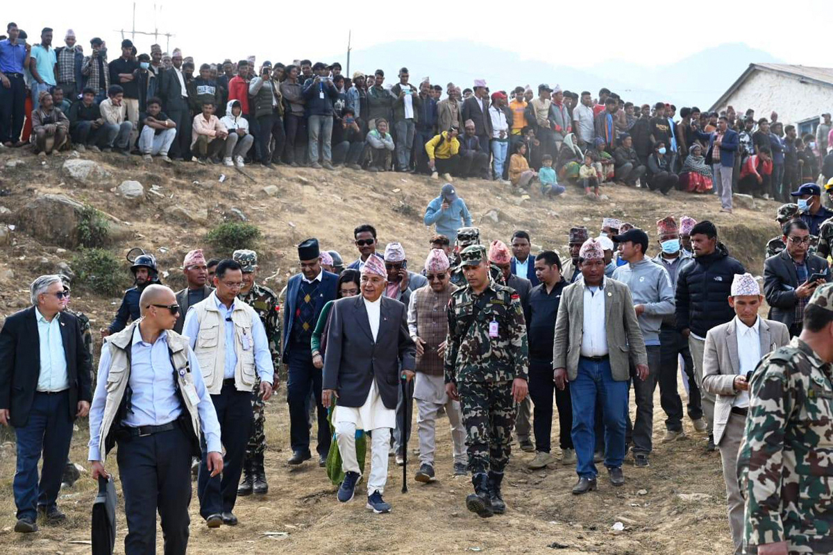 हवाई भाडामै राज्यकोषको २५ लाख खर्चेर राष्ट्रपतिले गरेको जाजरकोट–रुकुम ‘अवलोकन’ 