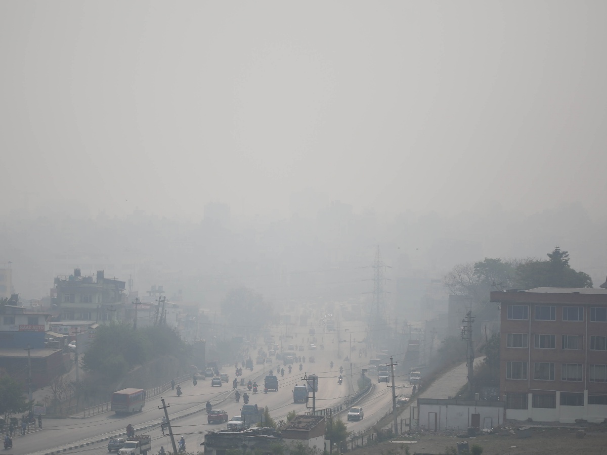 काठमाडौँ उपत्यकाको हावा अति अस्वस्थकर