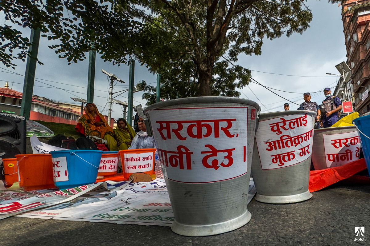 पानीको समस्या सुनाउन २५ दिन हिँडेर मधेशदेखि काठमाडौँसम्म