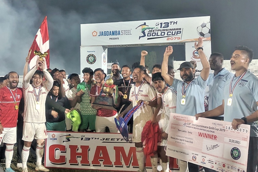 जीतपुर सिमरा गोल्डकपको उपाधि चर्च ब्वाइजलाई 