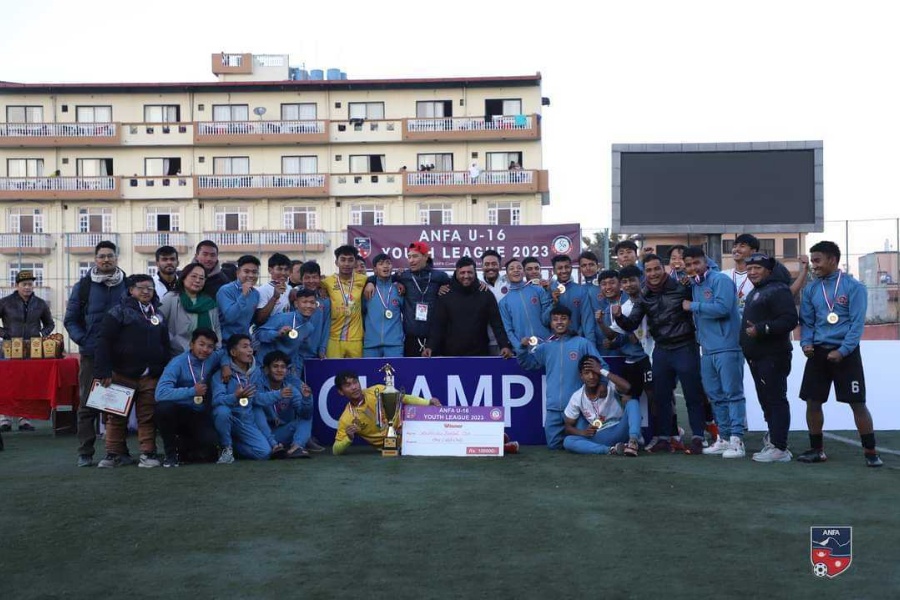 मच्छिन्द्रलाई यू१६ लिगको उपाधि