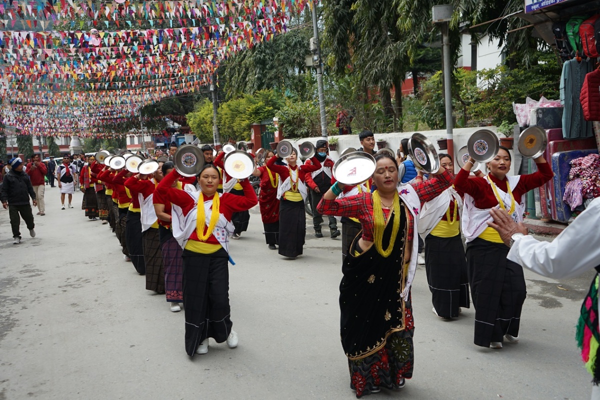म्याग्दीका मगर र छन्त्याल समुदायमा माघे संक्रान्तिको रौनक