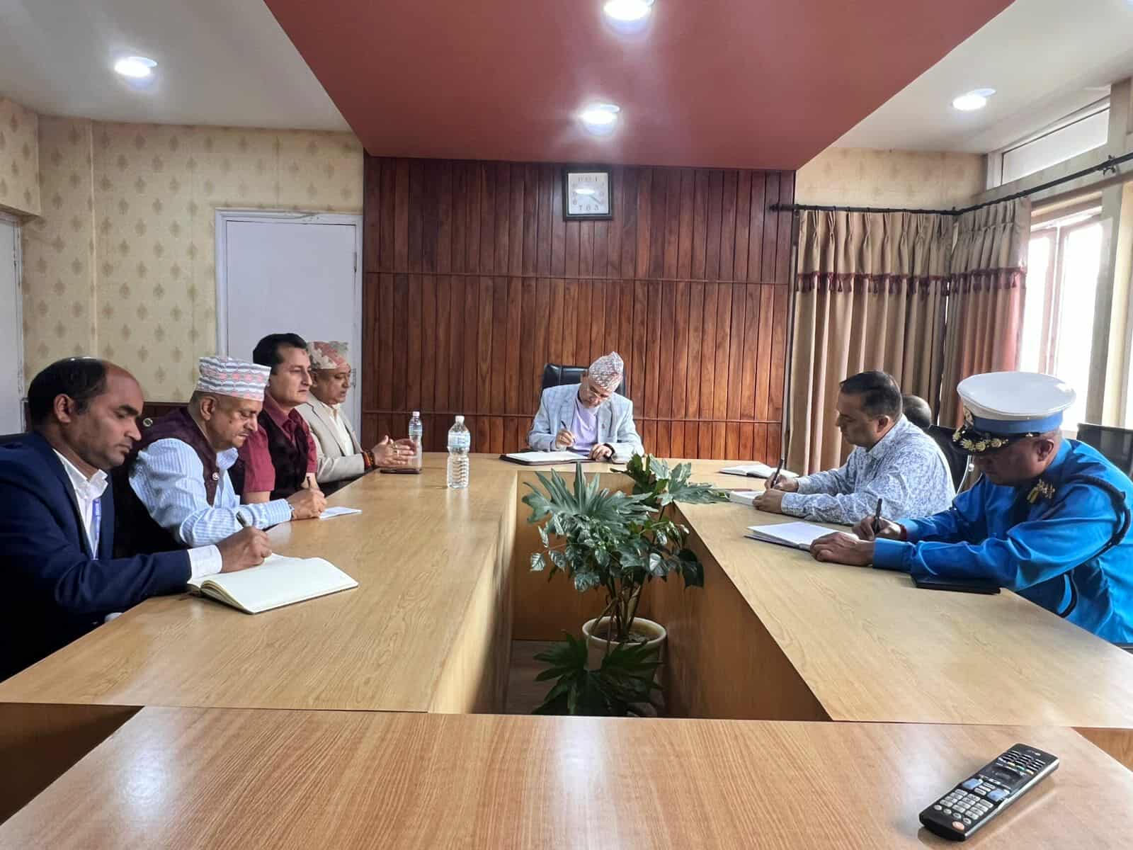 चाडपर्वमा यातायात व्यवस्थित गर्न उच्चस्तरीय समिति गठन