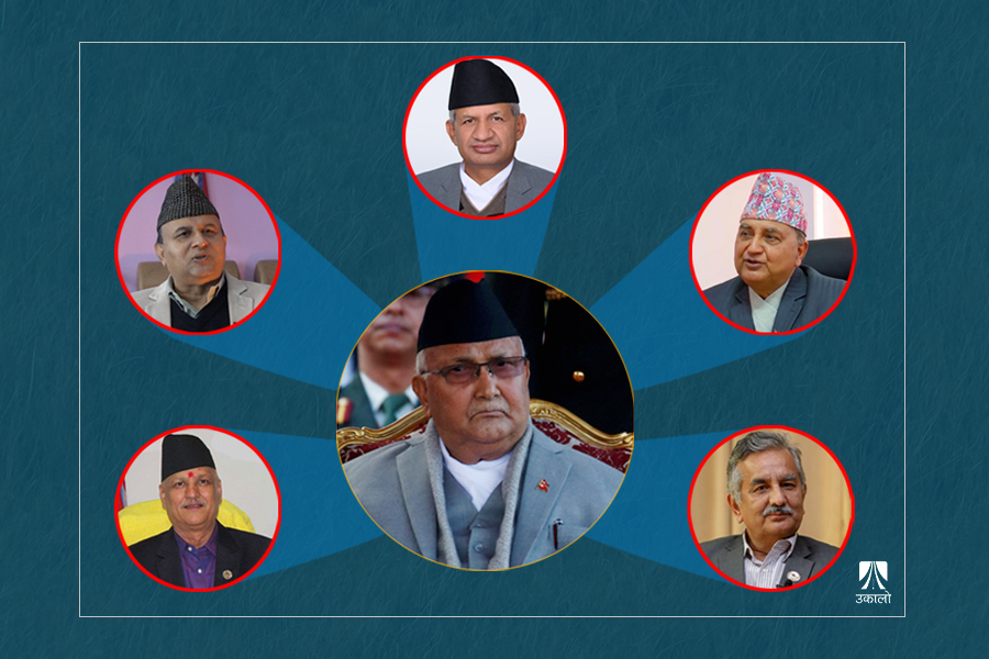 किन हारे ओलीले विश्वास गरेका एमाले पदाधिकारी?