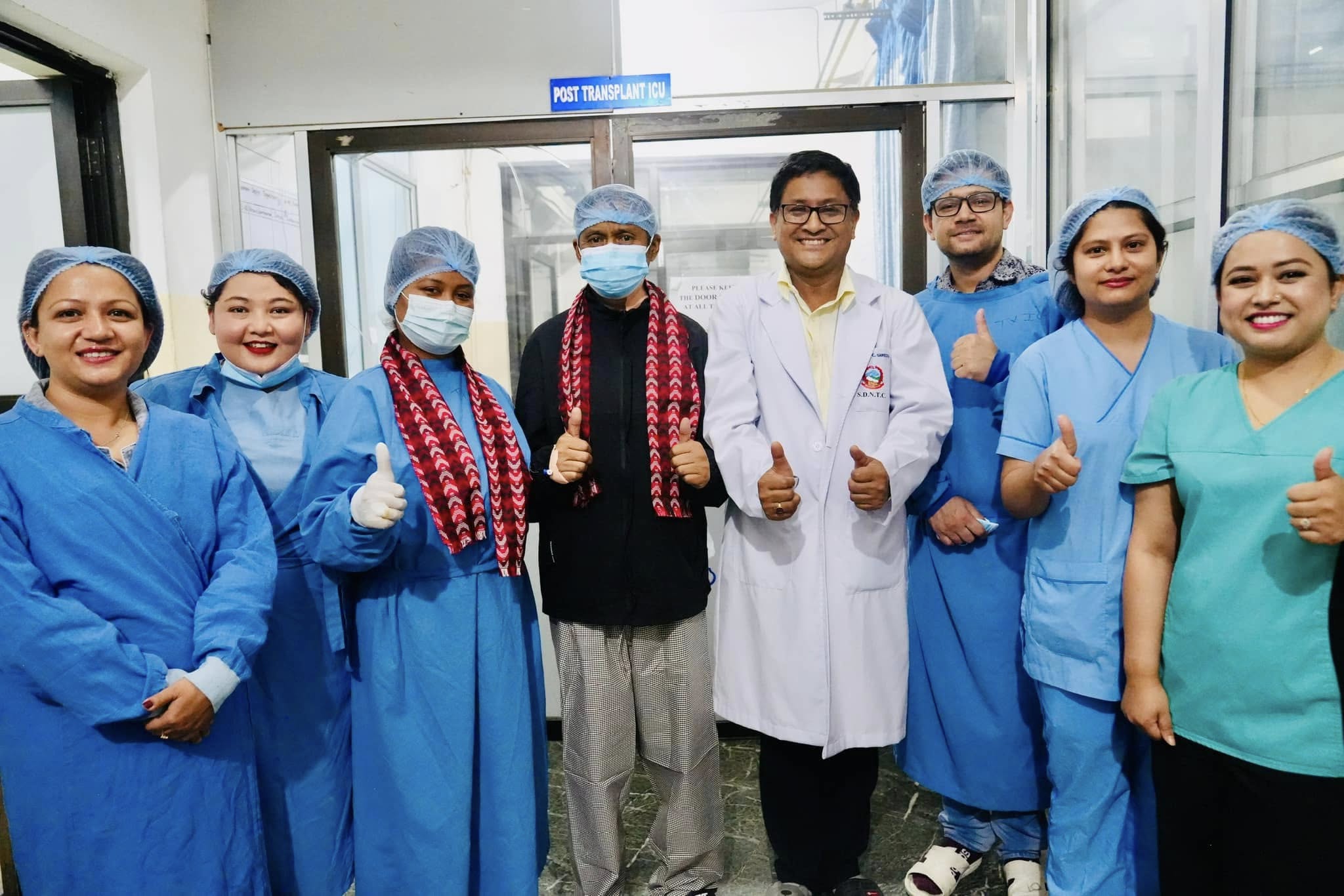 मस्तिष्क मृत्यु भएका व्यक्तिबाट प्राप्त मिर्गौला र कलेजो प्रत्यारोपण गर्ने व्यक्ति डिस्चार्ज