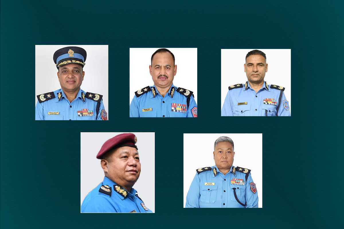 नेपाल प्रहरीका एआईजीहरूको सरुवा: उपत्यकामा थापा, ज्ञवाली कार्य विभागमा