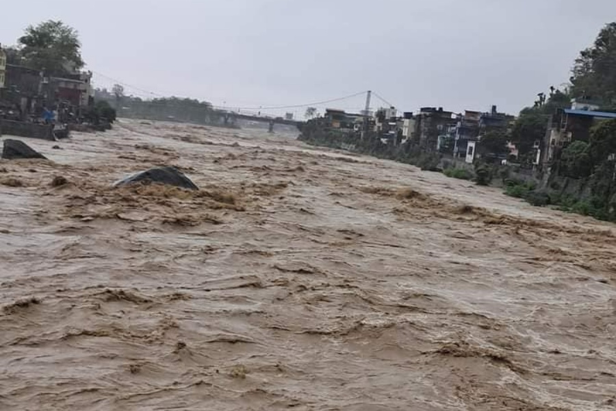 तिनाउ नदीमा बाढी, तटीय क्षेत्रमा उच्च सतर्कता अपनाउन आग्रह
