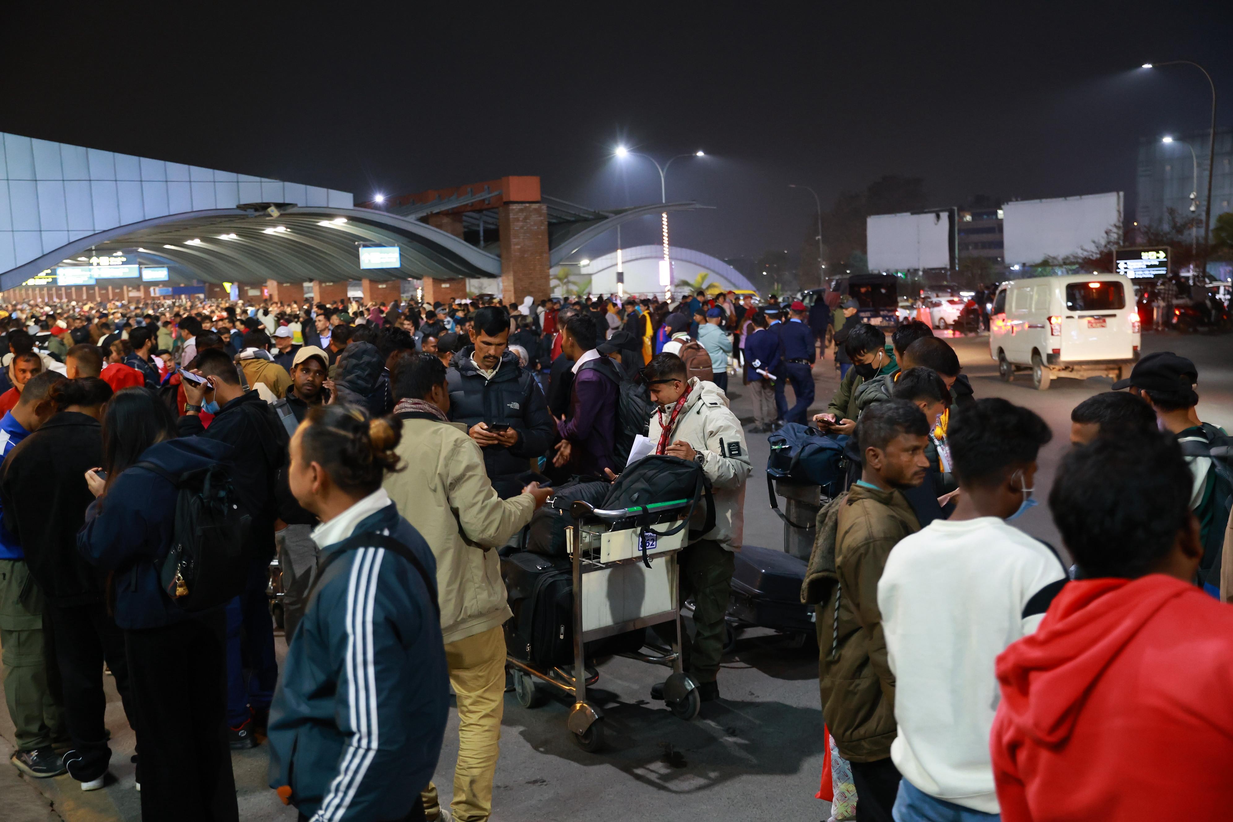 मध्यपूर्वको तनावपछि त्रिभुवन विमानस्थलको अवस्था (तस्वीरहरू)