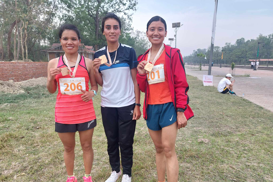 लुम्बिनी हाफ म्याराथनको उपाधी सन्तोषी श्रेष्ठलाई 