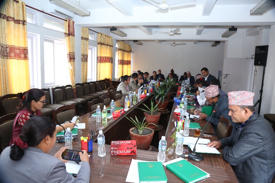 सुरक्षित कारोबार विधेयकमा परेका संशोधनमाथि छलफल