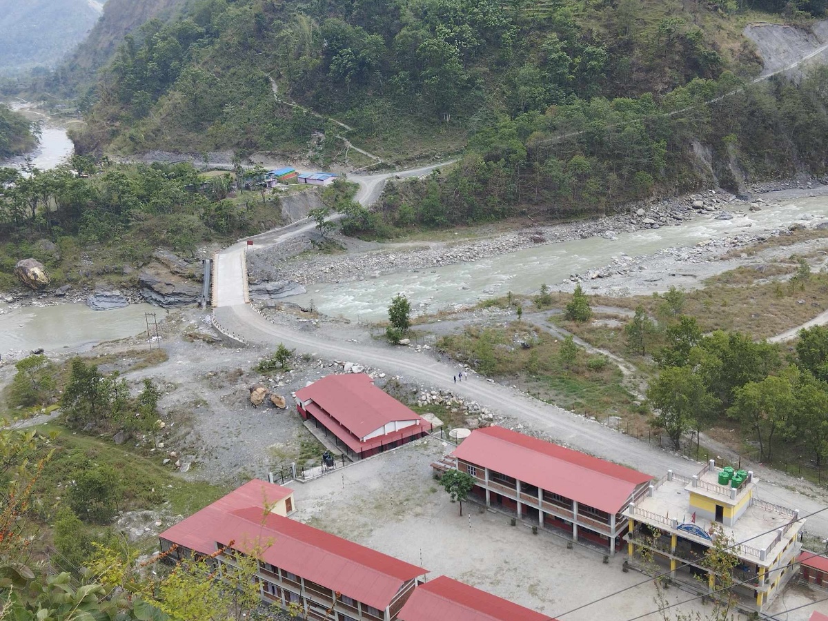 पक्की पुल बनेपछि सडक सञ्जालमा जोडिए म्याग्दीका निस्कोट र छिबाङ