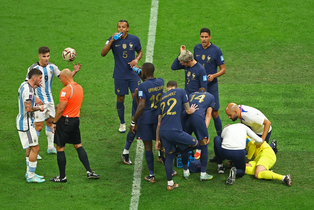 फ्रान्सविरुद्ध अर्जेन्टिनाको दोहोरो अग्रता