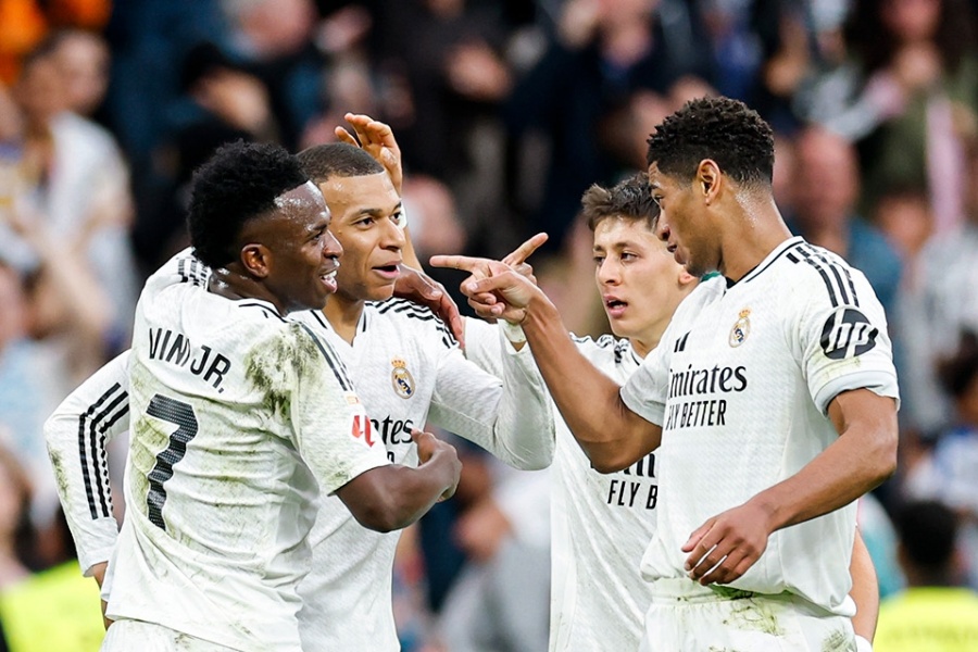 एमबाप्पेको दुई गोलमा रियल म्याड्रिडको रोमाञ्चक जित