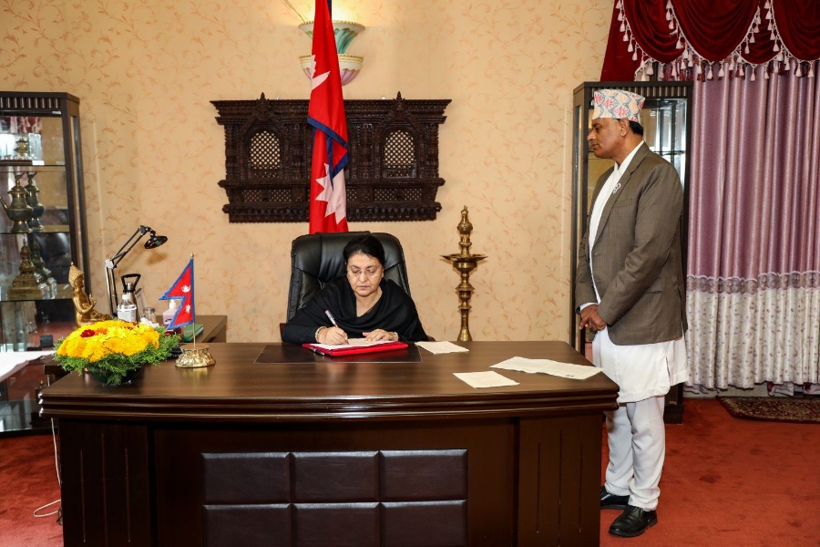 निर्वाचनमा सेना परिचालनका लागि राष्ट्रपतिबाट स्वीकृति