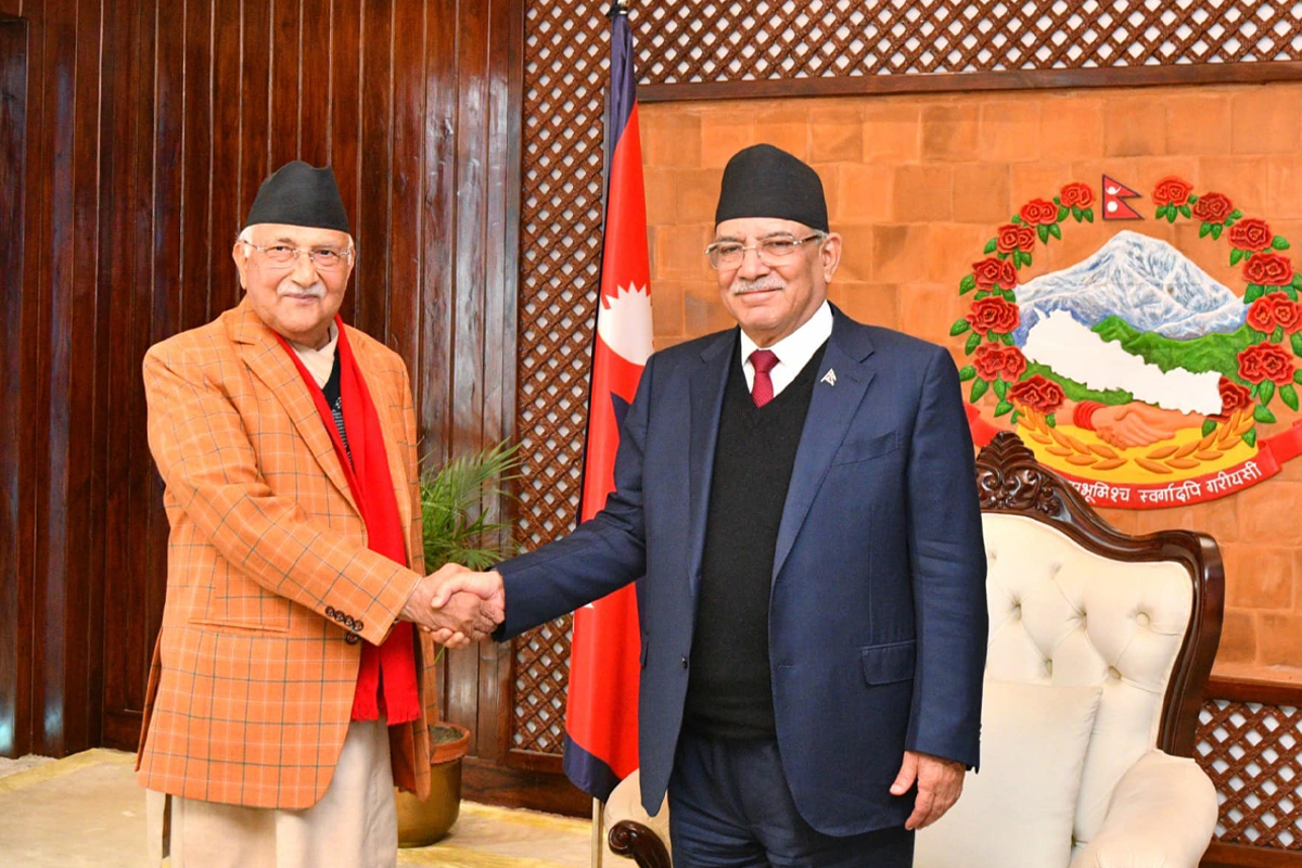 वर्षमान बालुवाटार छिरेपछि २ महिनाअघि भएको थियो नयाँ गठबन्धनको बीजारोपण