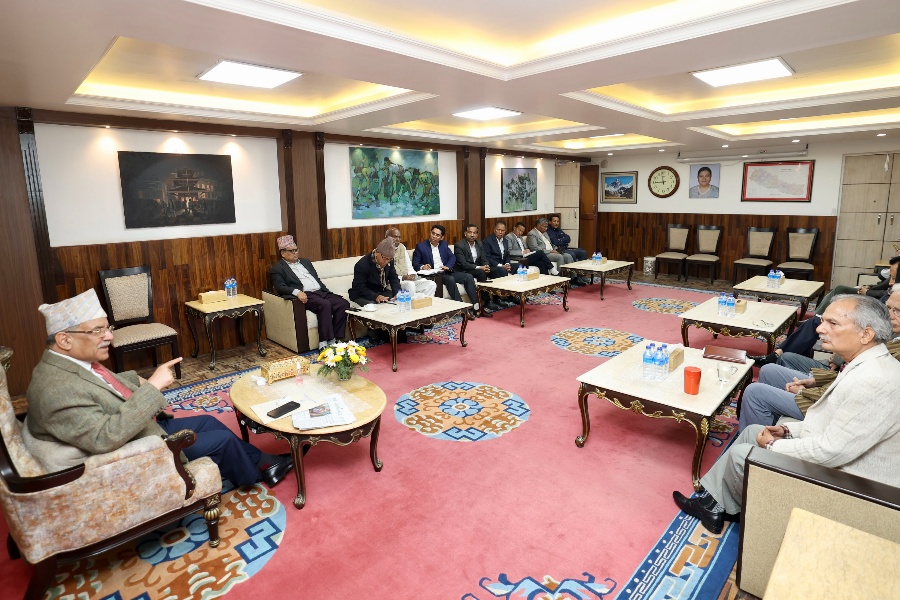 बालुवाटारमा माओवादी धारका नेताहरूको बैठक जारी, एकताबद्ध हुने विषयमा छलफल