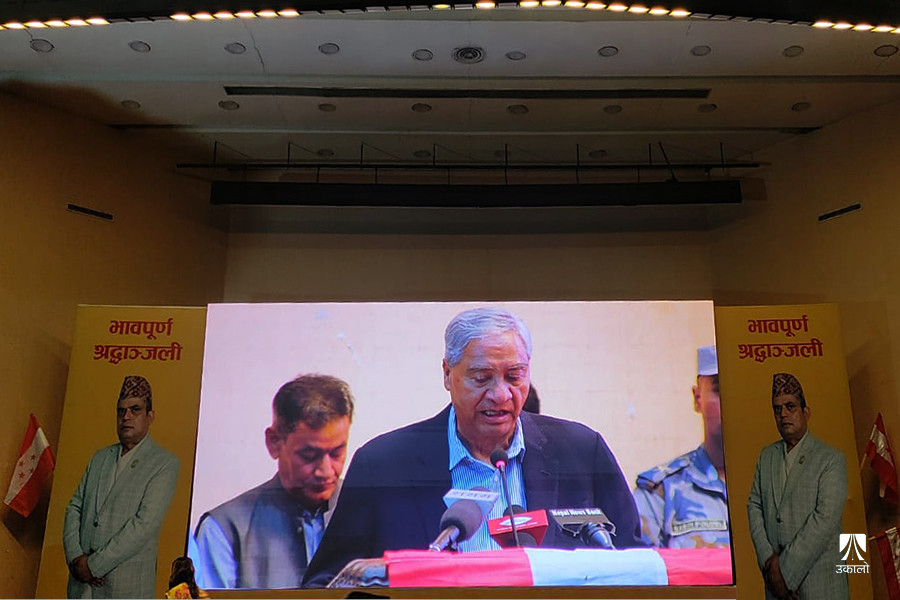 मुकुन्द रिजालले अघि सारेका काम फत्ते गर्ने जिम्मा कांग्रे‍सको काँधमा : देउवा