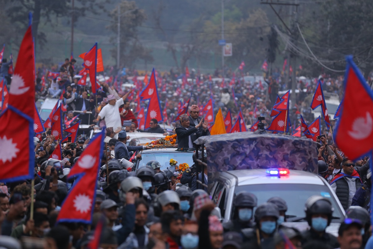 पूर्वराजा काठमाडौँ फर्किँदा जे देखियो (तस्वीरहरू)
