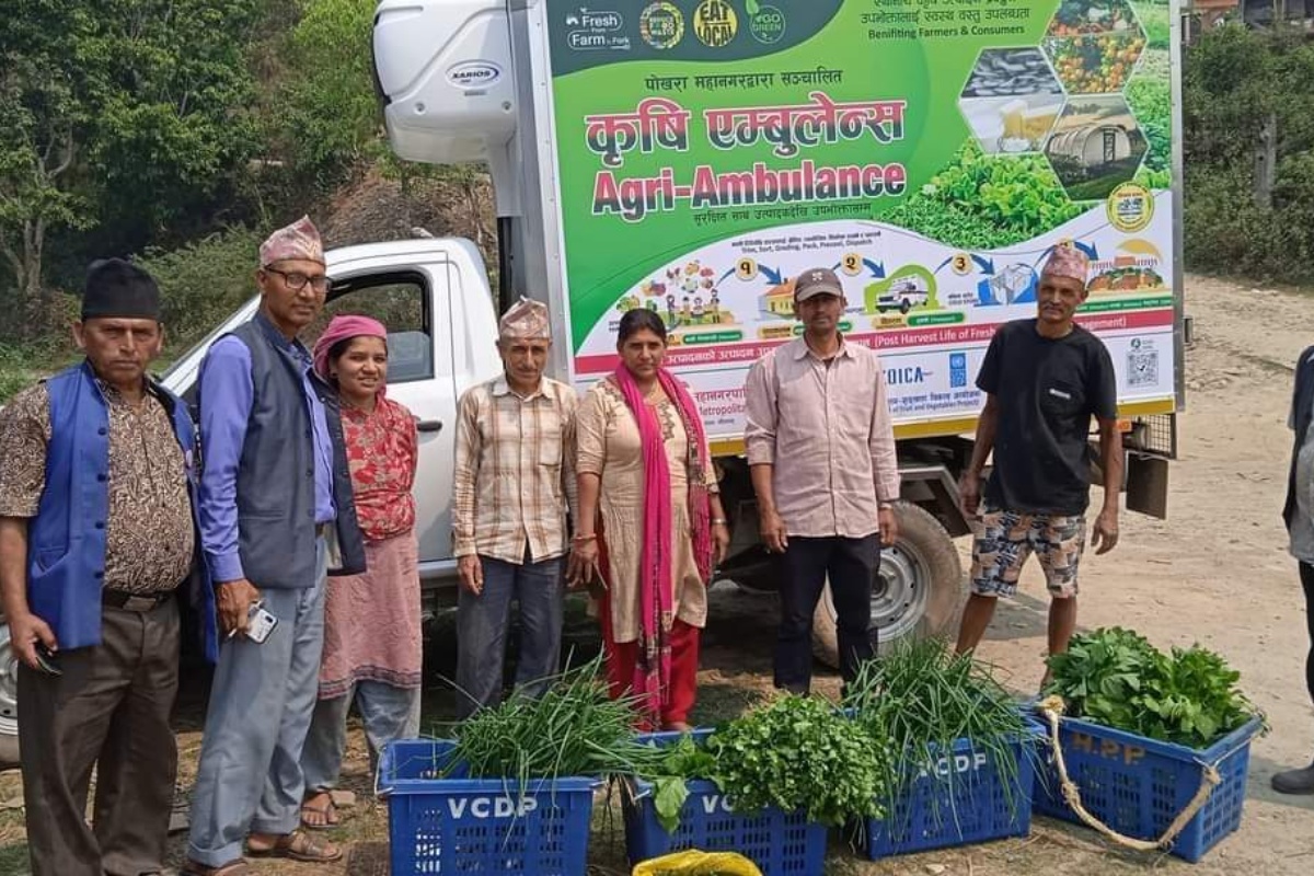किसान र उपभोक्तालाई जोड्दै कृषि ‘एम्बुलेन्स’