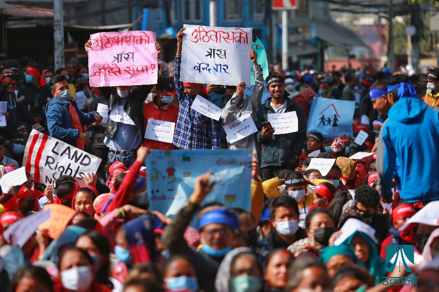 बागमती सभ्यताविरुद्ध सुकुम्वासीहरू आन्दाेलित (तस्वीरहरू)