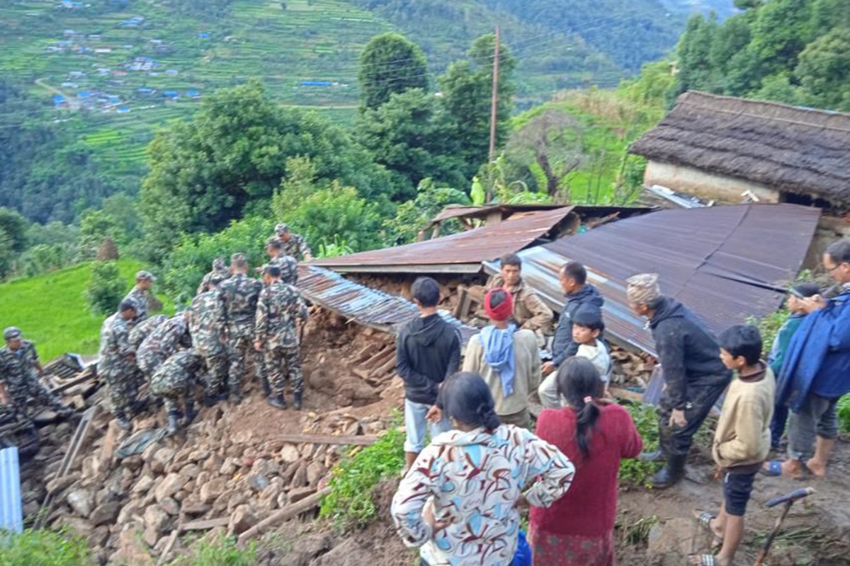 दोरम्बा पहिरो: मृत्यु हुनेको संख्या ८ पुग्यो