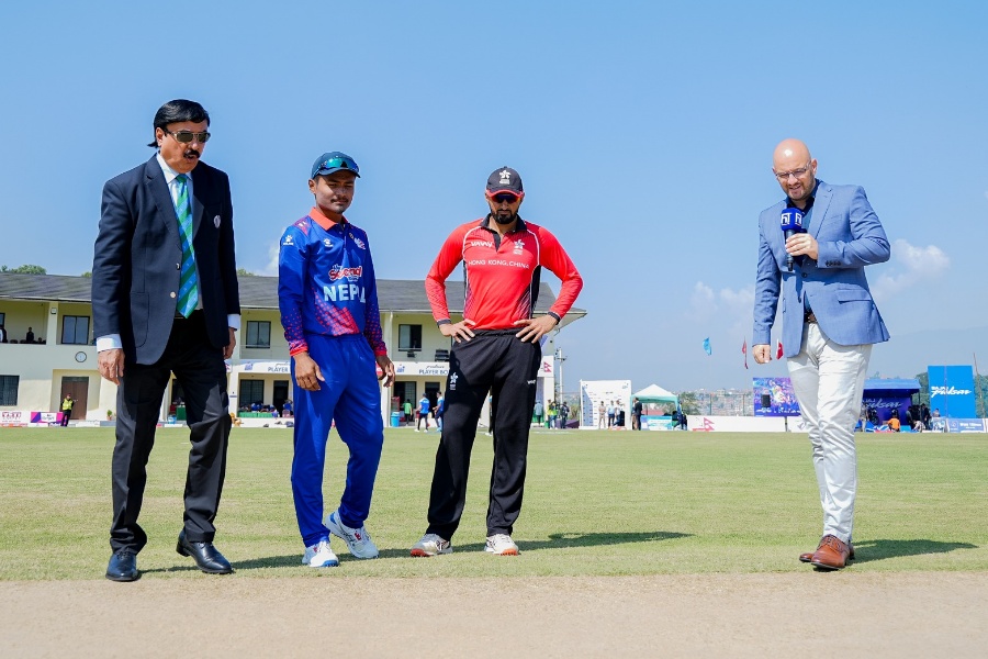 नेपालले हङकङविरुद्ध टस जित्यो, पहिले ब्याटिङ गर्दै