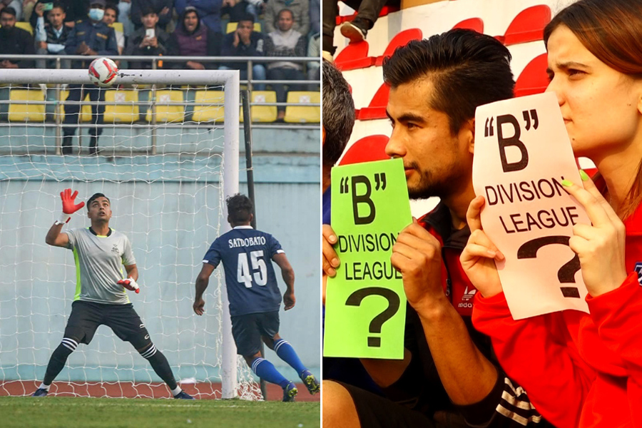 अन्धकारतर्फ फुटबलः अनिश्चित बन्यो ‘बी’ डिभिजन, पिरामिड संरचना भत्कने जोखिम