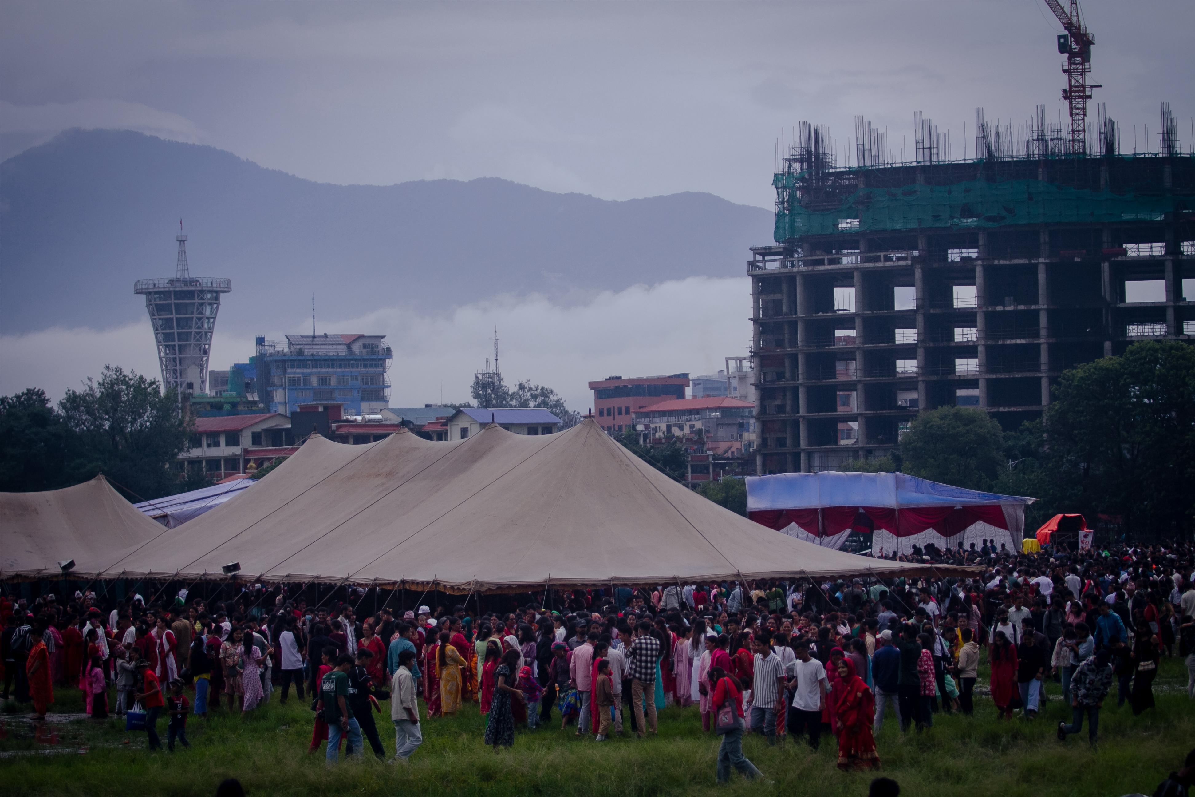 गौरापर्व विशेष समारोहमा नेताहरूविरुद्ध नाराबाजी
