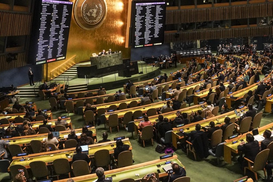 राष्ट्रसंघमा युक्रेनलाई नेपालसहित १४१ देशको समर्थन, चीन र भारत तटस्थ