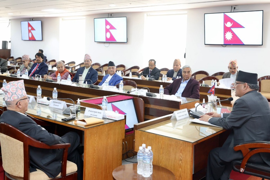 सर्वदलीय बैठकमा प्रधानमन्त्रीले भने– चीन भ्रमण फलदायी हुनेछ, छिमेकीलाई विश्वासमा लिन नेताहरूको सुझाव