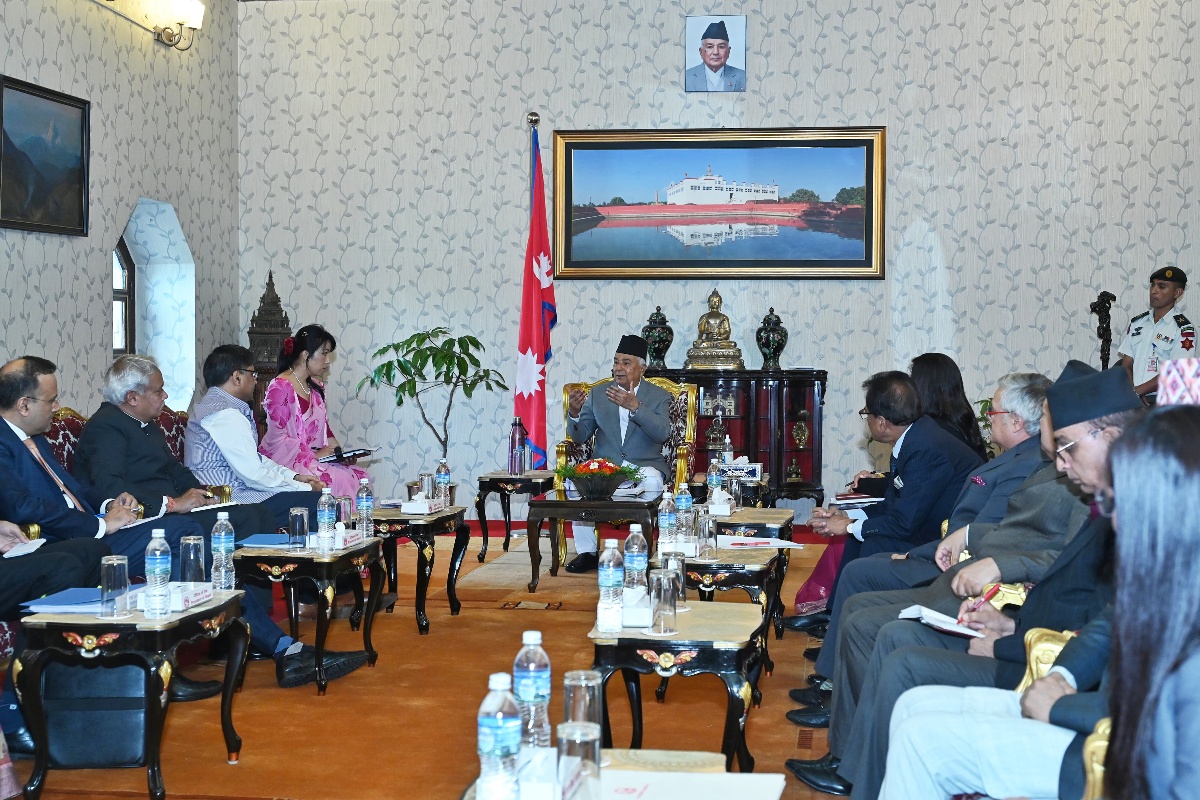 जलवायु परिवर्तनका असर न्यूनीकरणमा नेपाल–भारत मिलेर अघि बढ्न राष्ट्रपतिको आग्रह