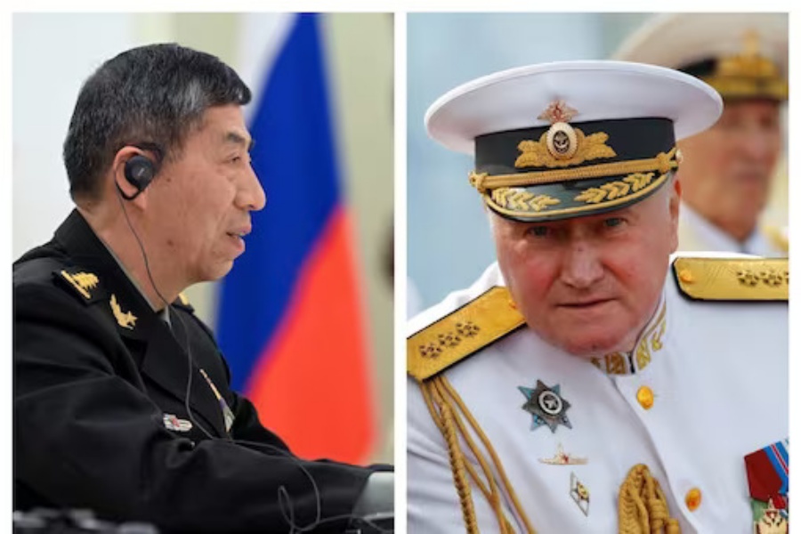 चिनियाँ रक्षामन्त्री र रुसी नौसेना प्रमुखबीच भेट, क्षेत्रीय शान्ति र स्थिरता कायम गर्नेबारे छलफल