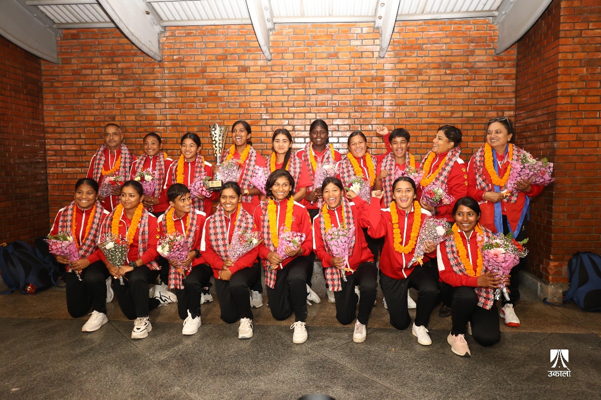 विश्वकपमा छनोट भएको यू१९ क्रिकेट टोली स्वदेश फर्कियो