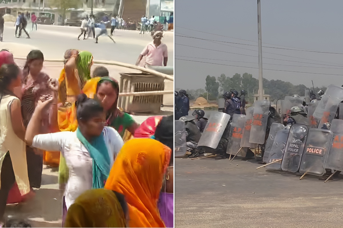 जनकपुरधाममा स्थानीय र प्रहरीबीच झडप