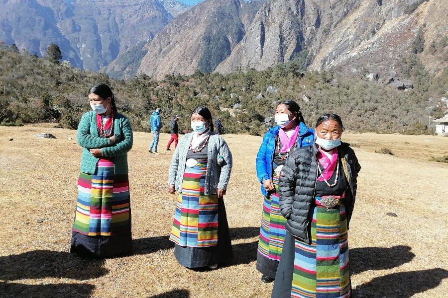 शेर्पा समुदायले ग्याल्पो ल्होसार मनाउँदै