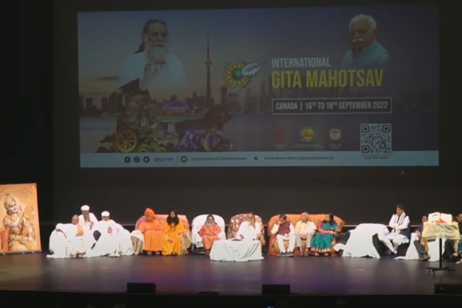 क्यानडाको संसद्‍‍मा अन्तर्राष्ट्रिय गीता महोत्सव