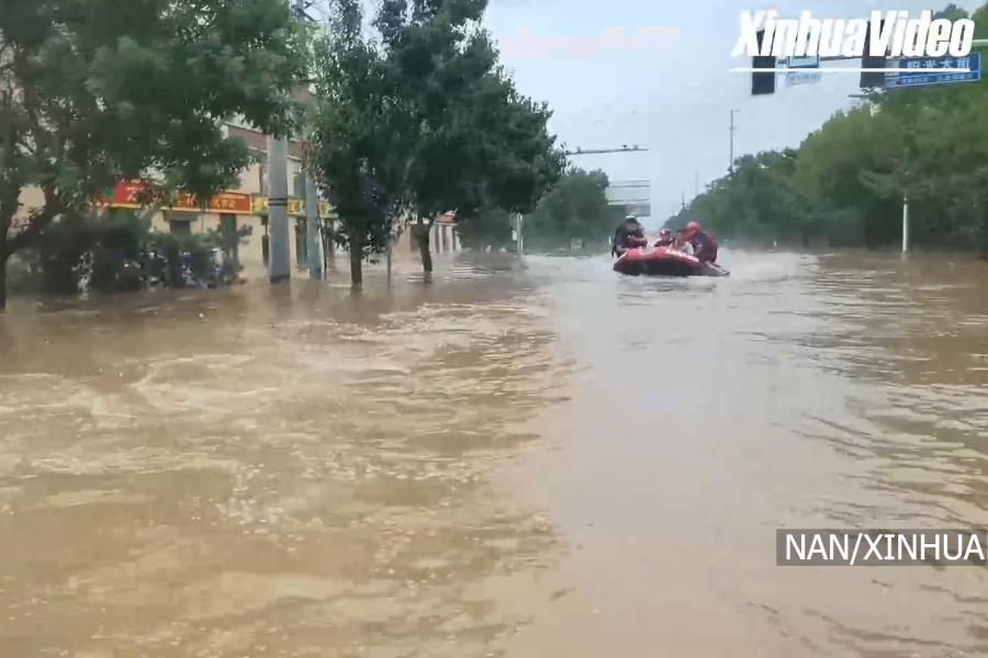 चीनको हेबेई प्रान्तमा १४० वर्षयताकै बढी वर्षा, जनजीवन प्रभावित