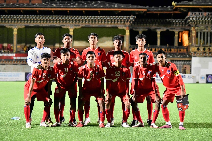 साफ यू-१६ च्याम्पियनसिप : नेपाल जितविहीन रहँदै समूह चरणबाट बाहिरियो