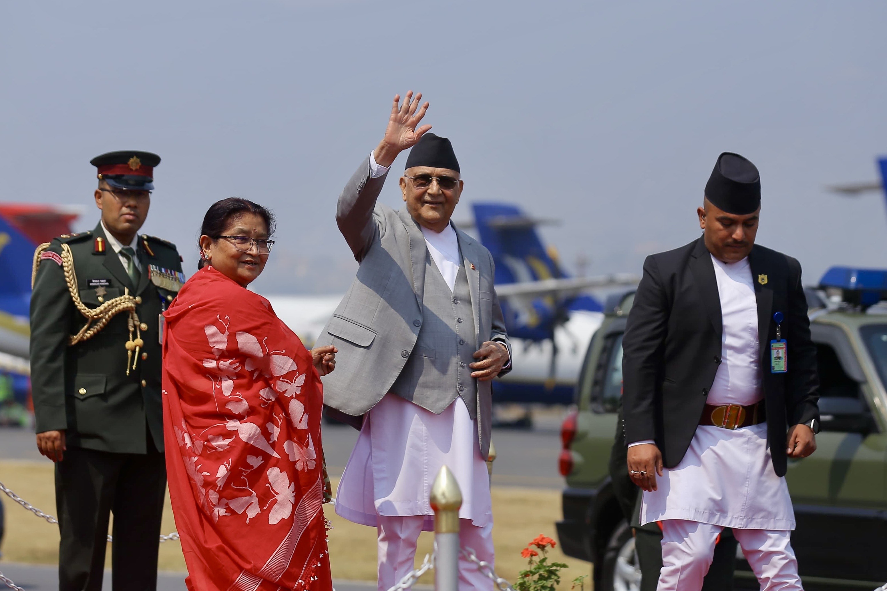 बिम्स्टेक शिखर सम्मेलनमा सहभागी हुन प्रधानमन्त्री ओली थाइल्यान्ड प्रस्थान