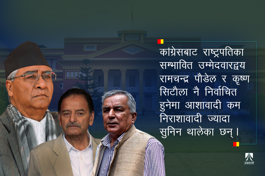 मनमा राष्ट्रपतिको 'लड्डु' फुटाएको कांग्रेस