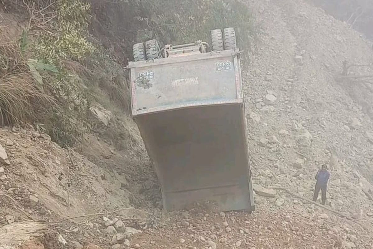 मकवानपुरमा टिपर दुर्घटना हुँदा चालकको मृत्यु