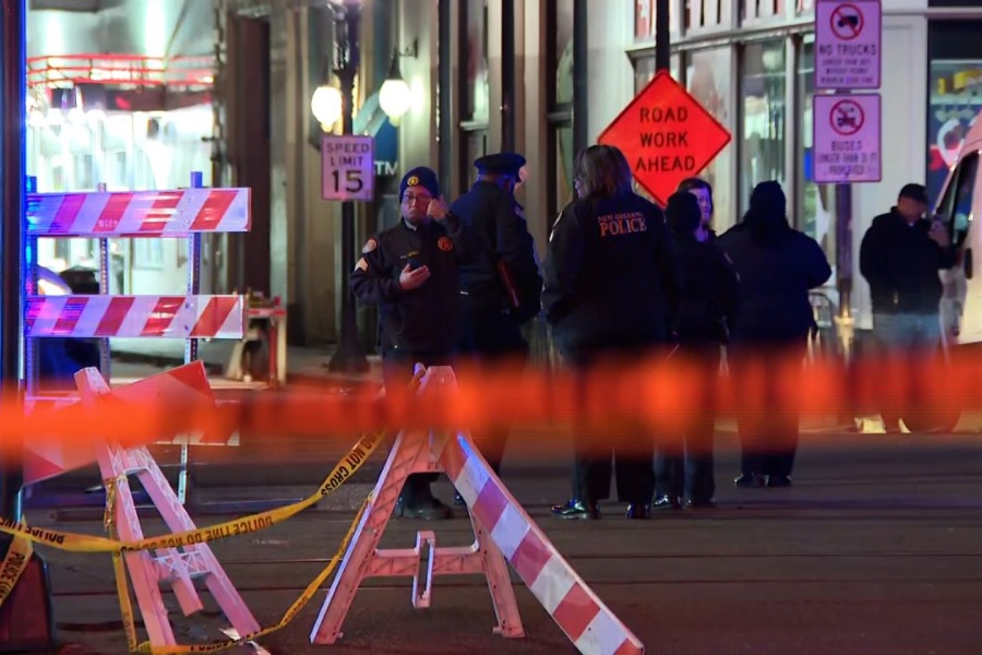 अमेरिकाको न्यु अर्लिन्समा गाडीले किचेर १० जनाको मृत्यु, दर्जनाैँ  घाइते