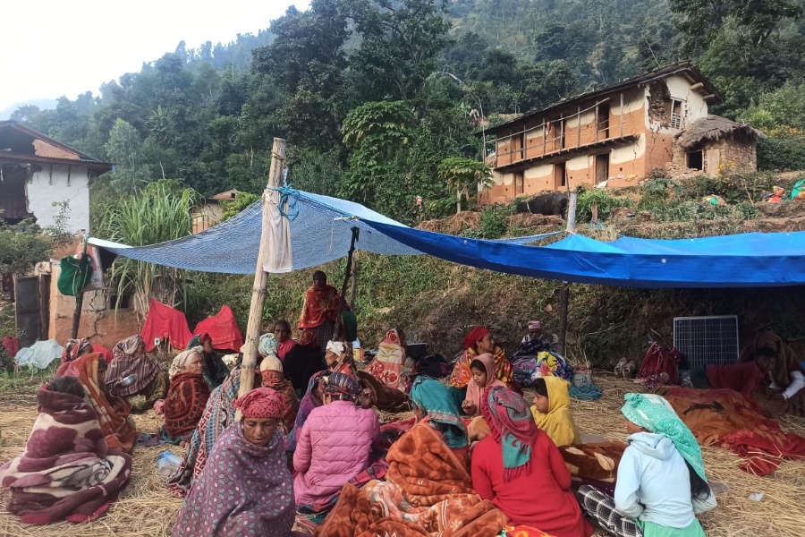 भूकम्पपछि चिउरीको चेहरा: न बास, न गाँस