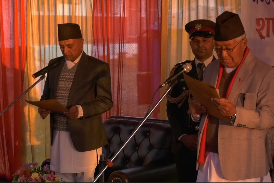 गण्डकीका मुख्यमन्त्री खगराजसहित तीन बिनाविभागीय मन्त्रीले लिए शपथ