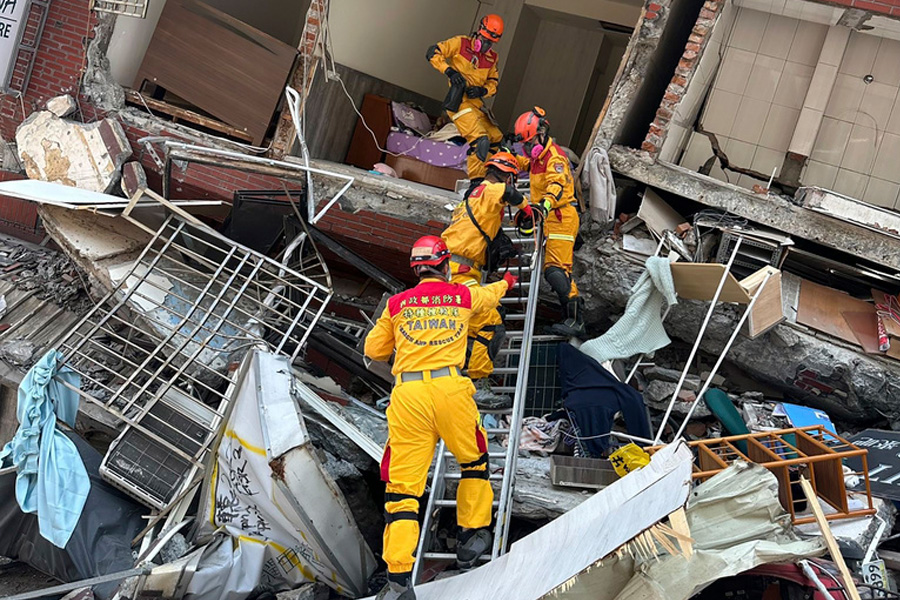 ताइवान भूकम्प: ४ जनाको मृत्यु, २६ भवनमा क्षति