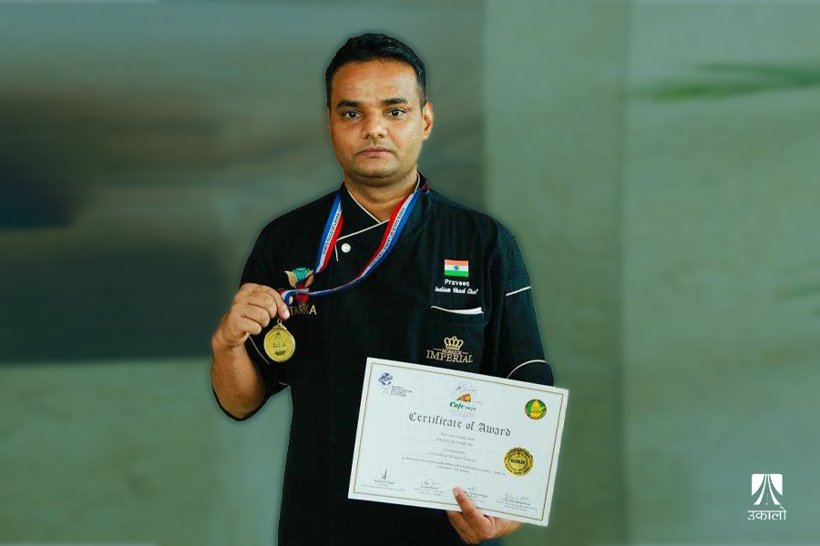 श्रीलंकामा नेपाली सेफ प्रवीण क्षेत्रीलाई गोल्ड मेडल