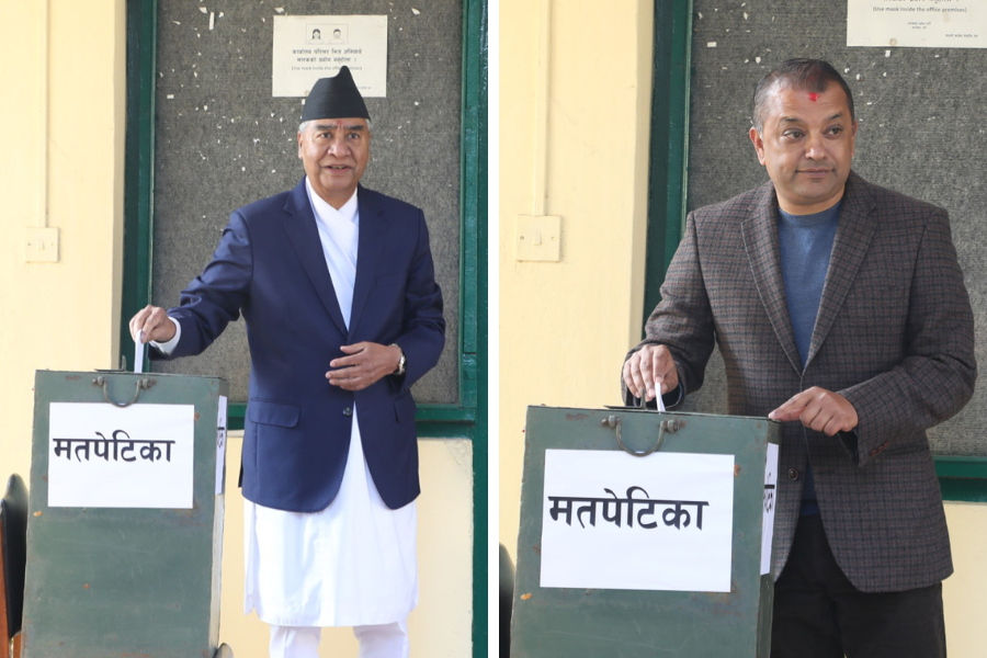 ६४ मत ल्याएर देउवा कांग्रेस दलको नेता निर्वाचित, गगनलाई २५ मत