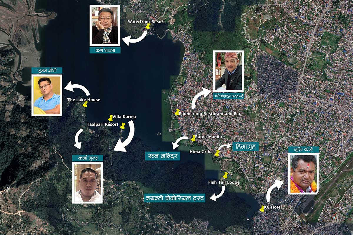 फेवाताल मास्ने ‘शक्तिशालीहरू’, जसका लागि फेर्न खोजियो तालकै मापदण्ड